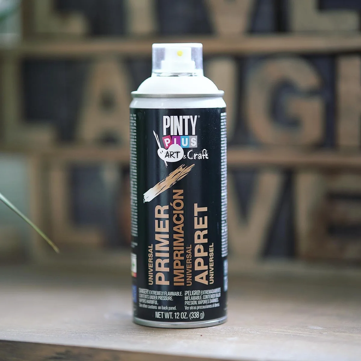 Product result and use context for Pintyplus Universal Primer Spray for Art & Craft