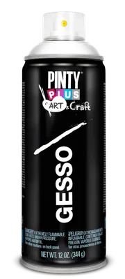 Pintyplus Gesso Primer Spray for Canvas & Crafts