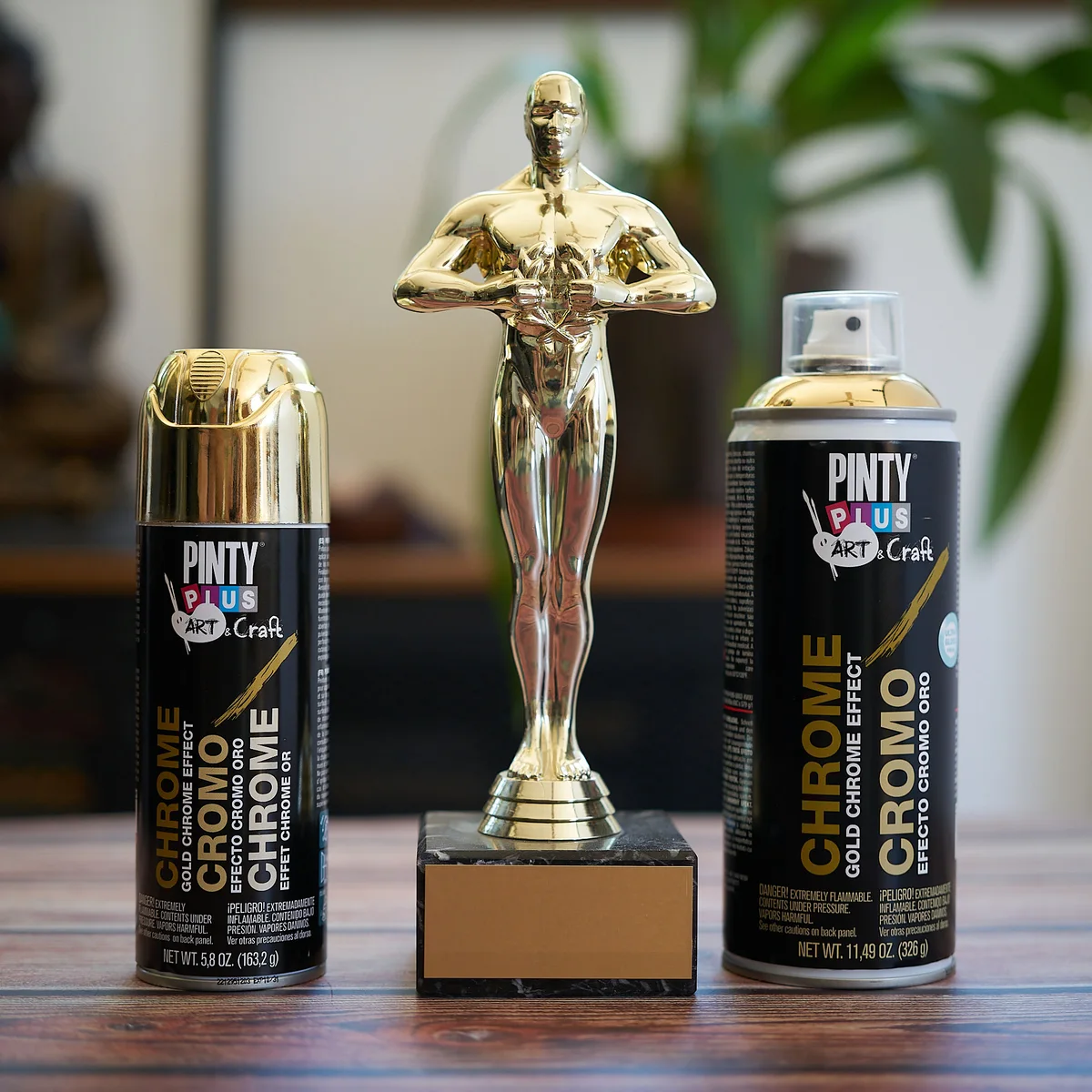 Product result and use context for Pintyplus Chrome Effect Spray Paint
