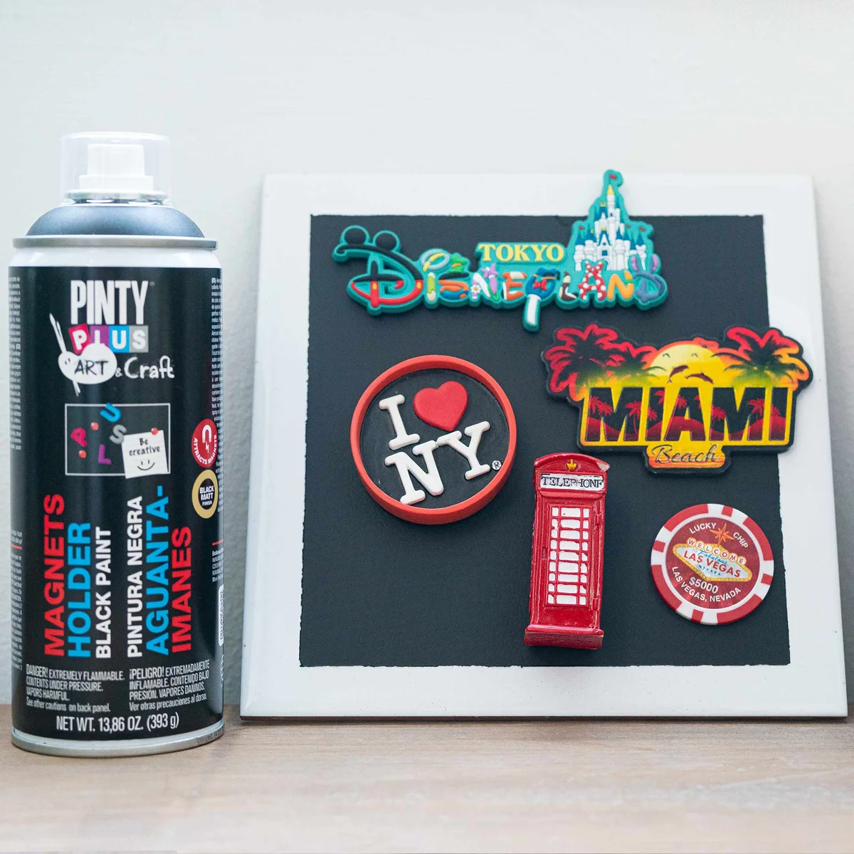 Product result and use context for Pintyplus Magnetic Paint Spray