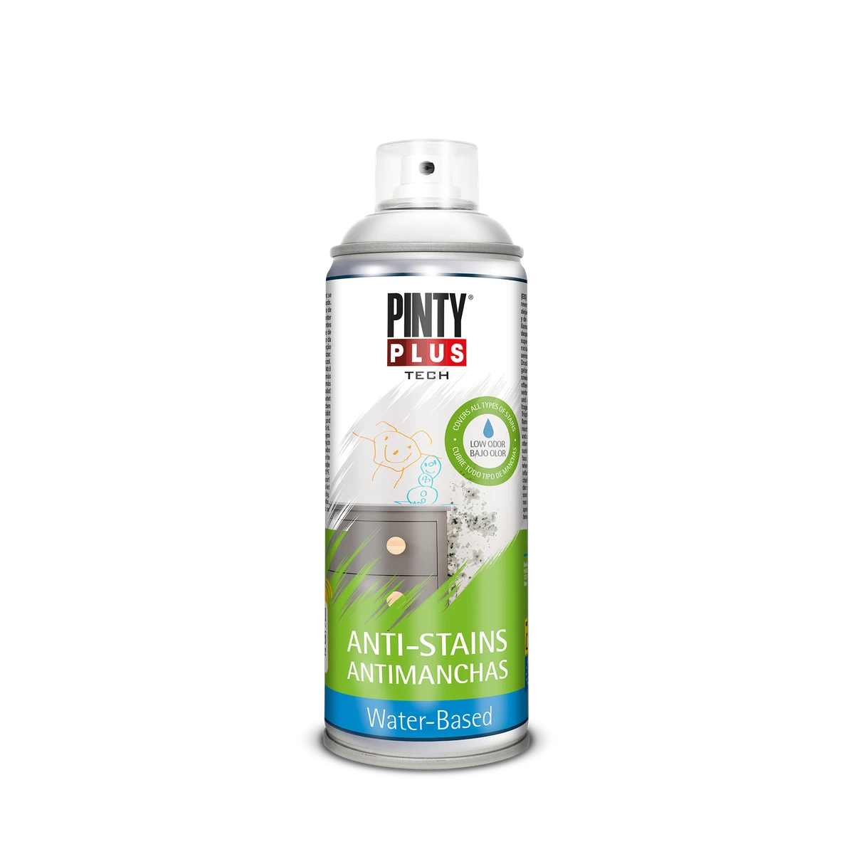 Pintyplus Anti-Stains water-based spray can