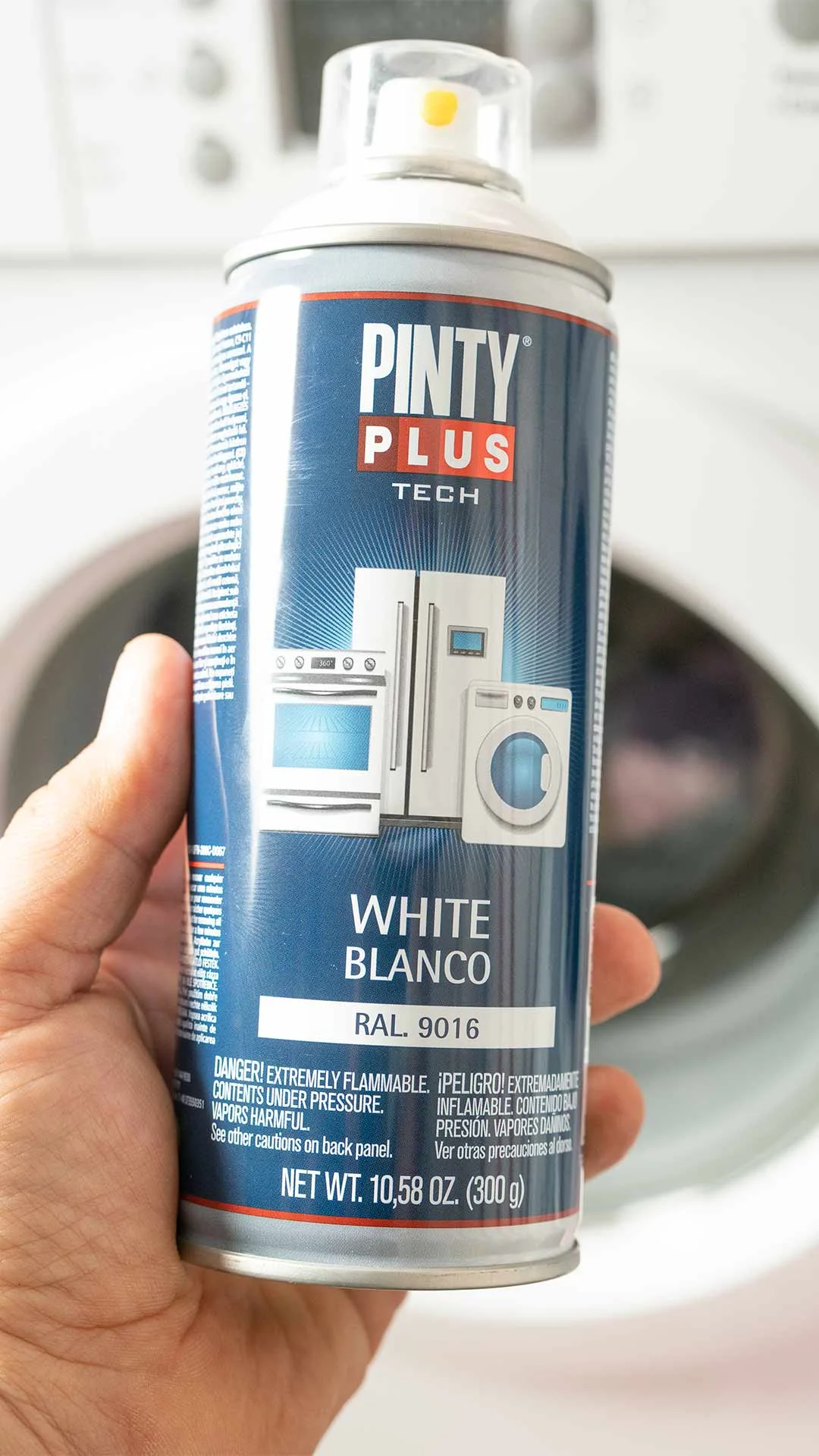 Application example for Pintyplus Household Appliance White Spray Paint