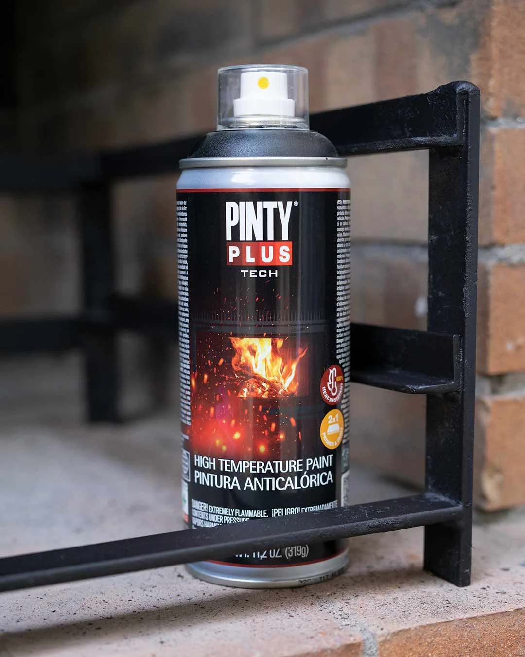 Application example for Pintyplus High Temperature Spray Paint 600°C