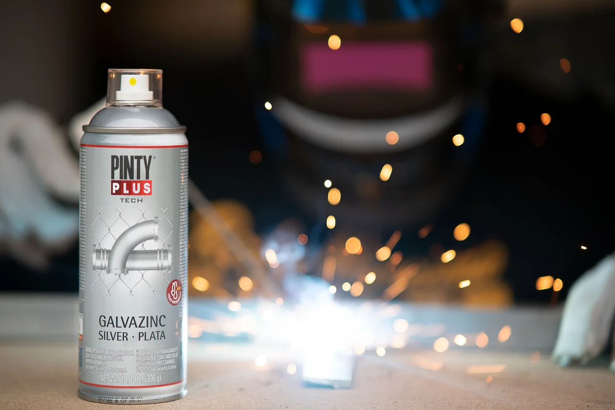 Application example for Pintyplus Galvazinc Silver Cold Galvanizing Spray