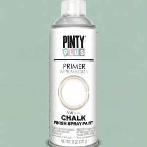 Pintyplus Primer for Chalk Finish Spray Paint matte white aerosol