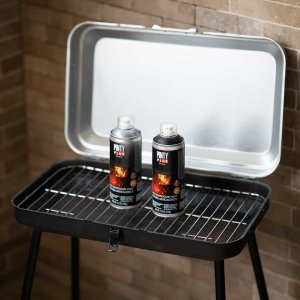 High temperature spray paint Silver Satin A150 heat resistant 600C Pakistan