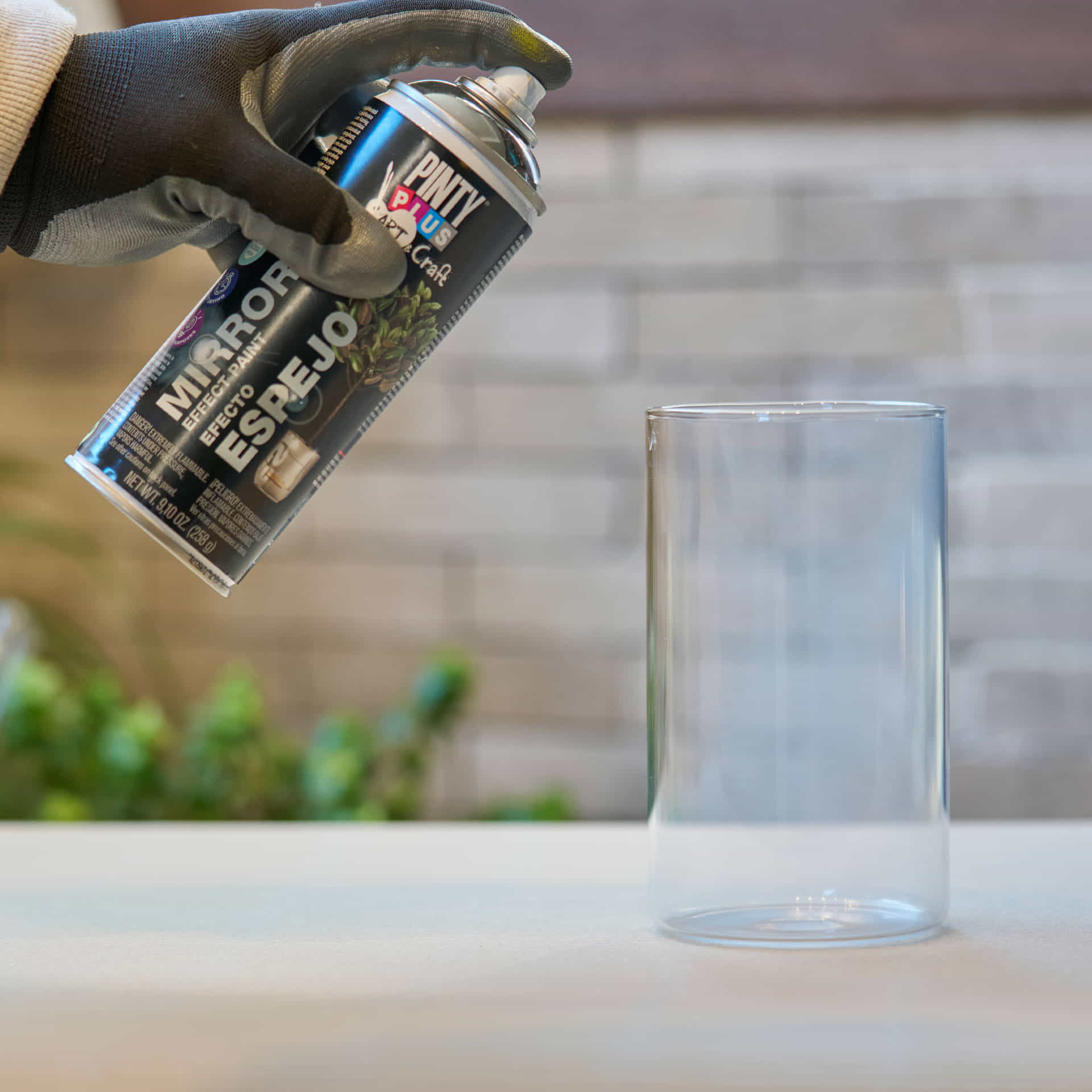 Mirror Effect Paint for Glass